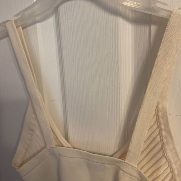 NWOT Zara Knit Cream Tank NWOT Medium - Picture 5 of 5